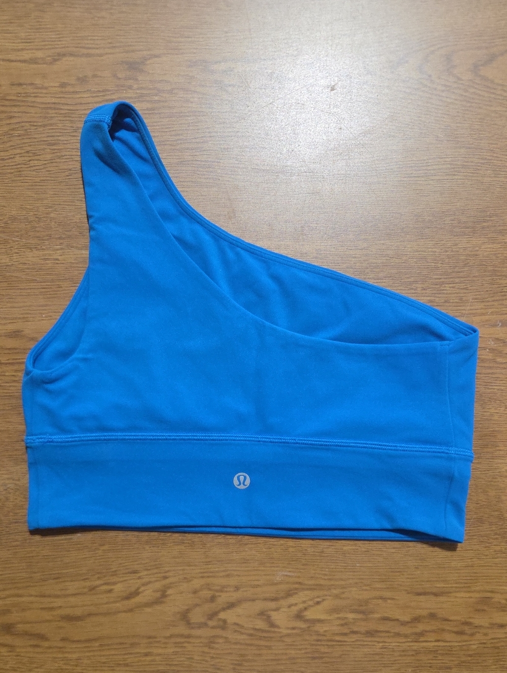lululemon Align Asymmetrical One-Shoulder Bra Top in Bright Blue